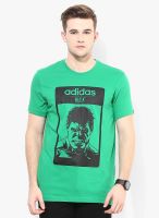Adidas Hulk Green Training Round Neck T-Shirt
