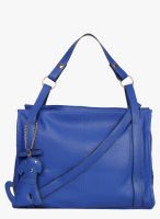 Bagkok Blue Polyurethane (Pu) Handbag