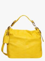 Bagkok Yellow Polyurethane (Pu) Hobo Bag