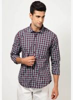 Basics Purple Casual Shirts