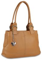 Butterflies Brown Shoulder Bag