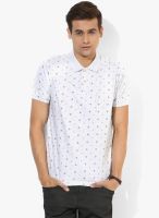 Code by Lifestyle Grey Printed Polo T-Shirt