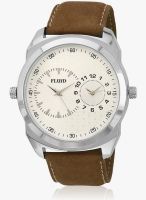 Fluid Fl-125-Ips-Wh01 Brown/White Analog Watch