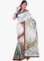 Inddus Multicoloured Printed Saree