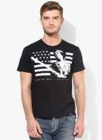 Jimi Hendrix Black Printed Round Neck T-Shirt Jimi Hendrix Black Printed Round Neck T-Shirt