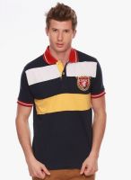 Jogur Multicoloured Striped Polo T-Shirt