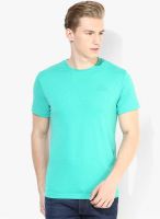 Kappa Green Solid Round Neck T- Shirt