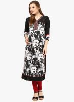 Kurti'S White Printed Kurtis