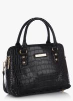 Lino Perros Black Polyurethane (Pu) Handbag