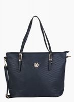 Lino Perros Blue Polyurethane (Pu) Handbag