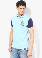 Manchester City Fc Light Blue Solid Polo T-Shirt