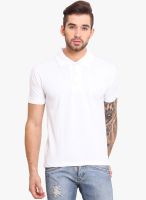 Mode Vetements White Solid Polo T-Shirt