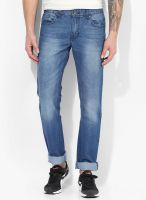 Newport Blue Low Rise Slim Fit Jeans