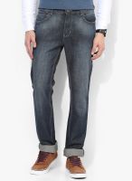 Newport Blue Low Rise Slim Fit Jeans