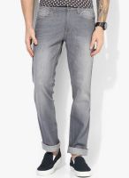 Newport Grey Low Rise Slim Fit Jeans