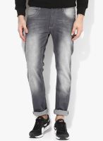 Newport Grey Low Rise Slim Fit Jeans