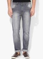 Newport Grey Low Rise Slim Fit Jeans