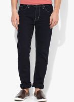 Newport Navy Blue Low Rise Slim Fit Jeans