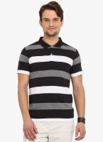 Northern Lights Black Striped Polo T-Shirt