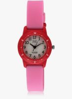 Q&Q Vr15j007y -S Pink/White Analog Watch