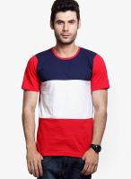Rigo Multicoloured Striped Round Neck T-Shirt
