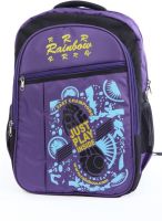 Rr Rainbow Just Play 19 L Backpack(Violet, Black)