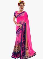 Shonaya Pink Embellished Saree