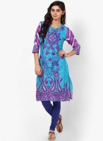 Shree Blue Printed Kurta