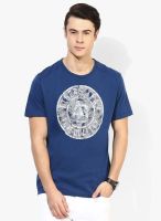 Tom Tailor Blue Regular Round Neck T-Shirt