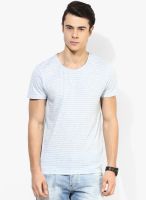 Tom Tailor Light Blue Regular Round Neck T-Shirt