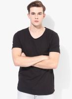 Tom Tailor Slub Round Neck T Shirt With Pocket