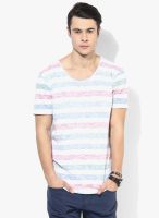 Tom Tailor White Regular Round Neck T-Shirt