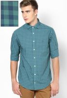 Tommy Hilfiger Green Regular Fit Casual Shirt