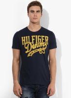 Tommy Hilfiger Navy Blue Round Neck T-Shirt