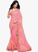 Vishal Pink Printed Saree