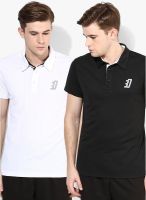 3 Degre 3D Sports Polo Pack Of 2 Polos