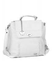 Butterflies White Cross Body Sling Bag