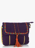 Ginger By Lifestyle Purple Sling Bag