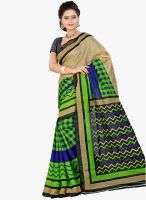 Lookslady Green Printed Saree