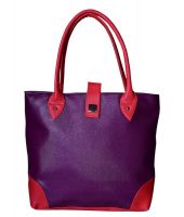 Love Fashion Purple Tote Bag