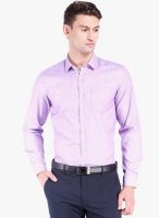 Mark Taylor Purple Checks Slim Fit Formal Shirt