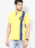 NU ECO Yellow Solid Polo T-Shirts