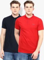 Newport Pack Of 2 Multicoloured Colored Polo T-Shirt