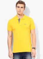 Pepe Jeans Yellow Solid Polo T-Shirt