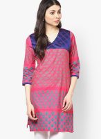 Riya Pink Printed Kurtis