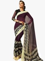 Roop Kashish Black Printed Saree