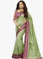 Roop Kashish Green Printed Saree