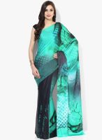 Satya Paul Multicoloured Printed Georgette Saree