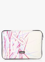 Tagger 13 Inches Off White Laptop Sleeve