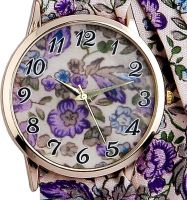 The Zoya Life Z-TZL-FB-PLBU-01 Fabric Belt Analog Watch - For Girls, Women